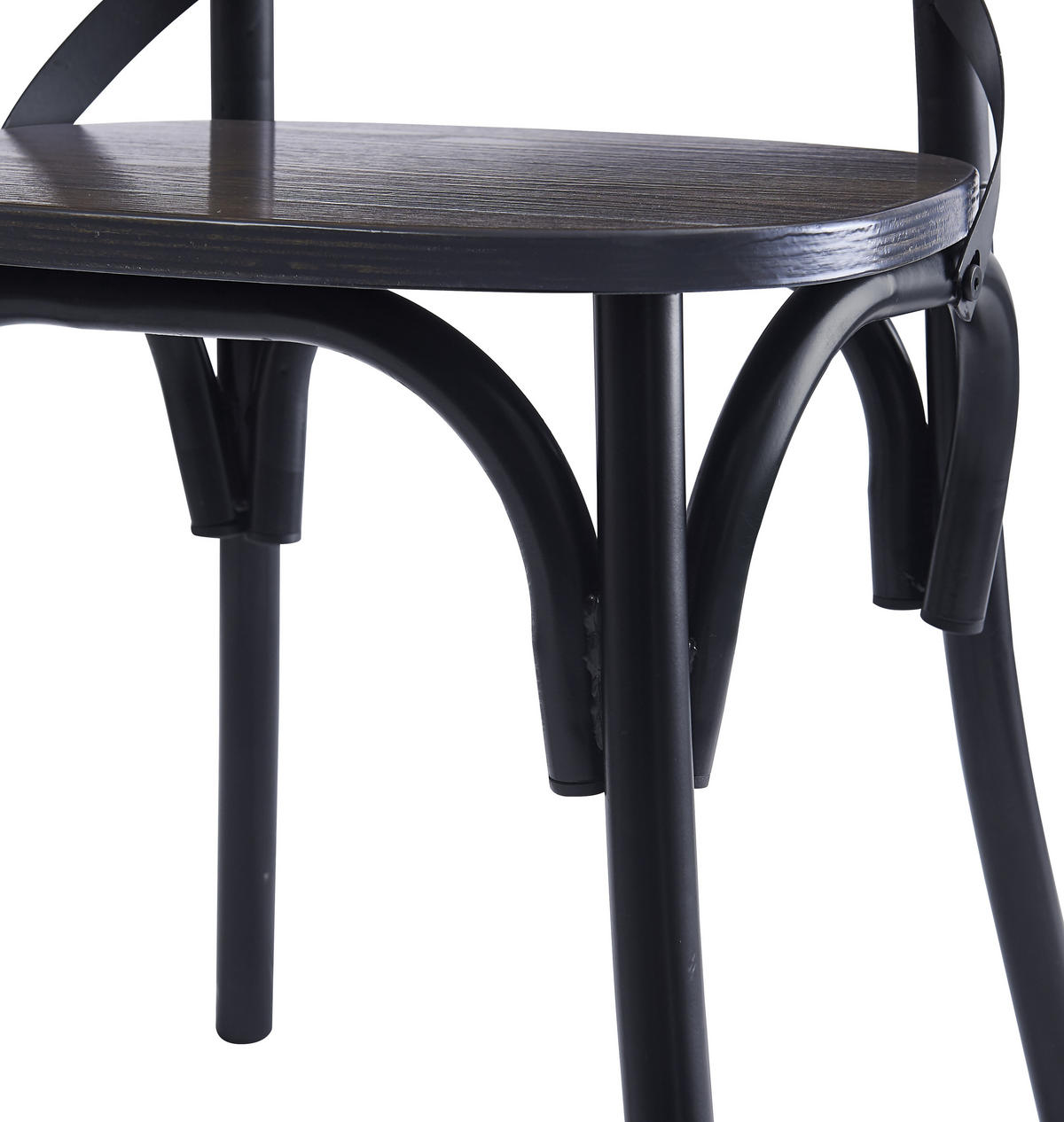 STUHL 2er-Set Holz Grau - Grau, Holz (46/86/46cm) - Nordlys