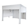 PERGOLA MIT SEITENWAND Weiß - Weiß, Metall (300/220/300cm) - MCW