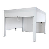 PERGOLA MIT SEITENWAND Weiß - Weiß, Metall (300/220/300cm) - MCW