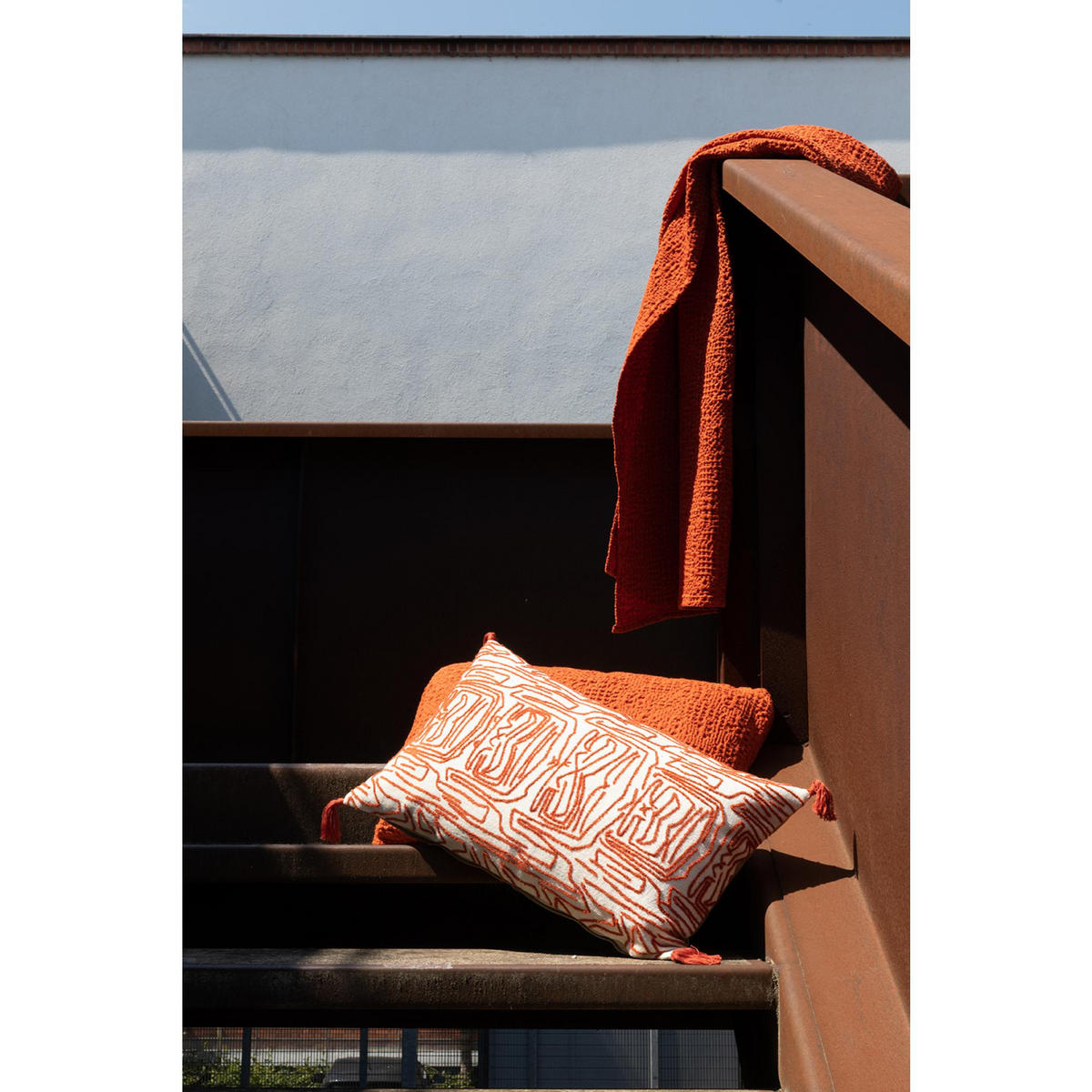 KISSEN Tana rooibos 40 x 65 cm - Orange, Textil (40/65cm) - Vivaraise