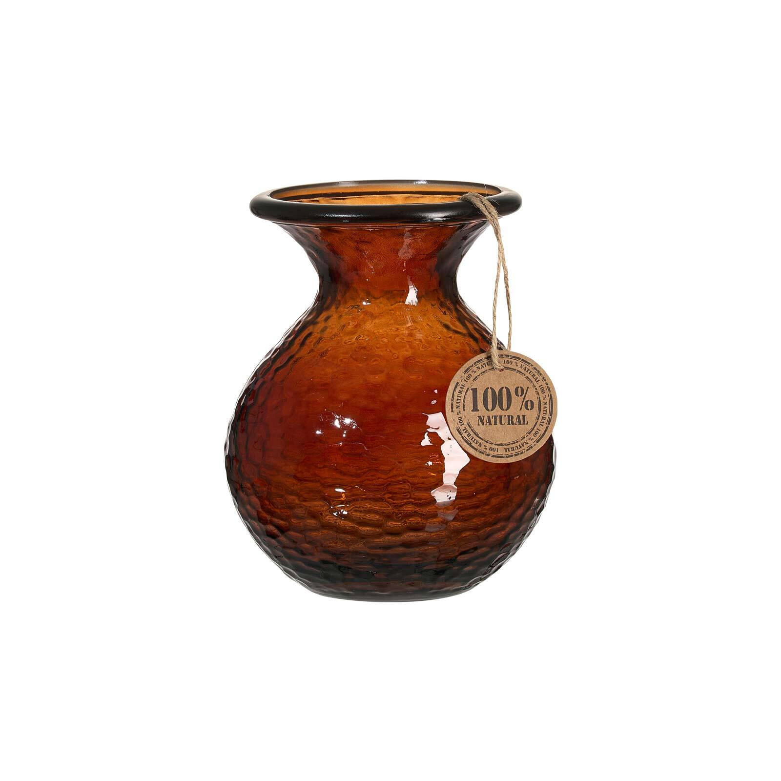 VASE Marokko Wabe braun 18,5 cm - Braun, Glas (14/18.5cm) - Ritzenhoff Breker