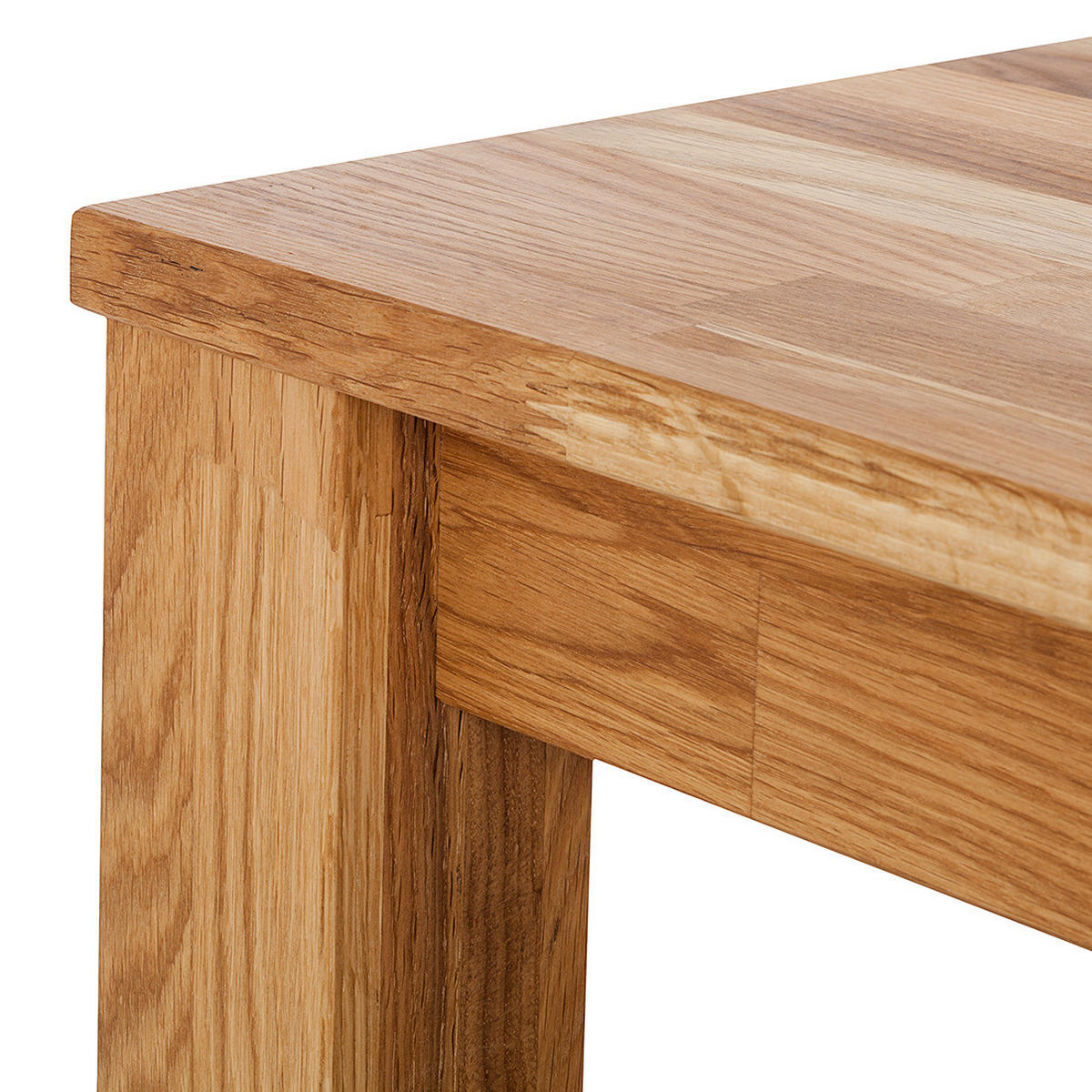 COUCHTISCH - Eiche massiv - Eichefarben, Holz (60/100/45cm) - home24