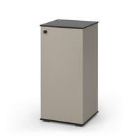 MIDISCHRANK Joli Greige 37 x 78 cm - Greige, Holzwerkstoff (37/78/37cm) - Vicco