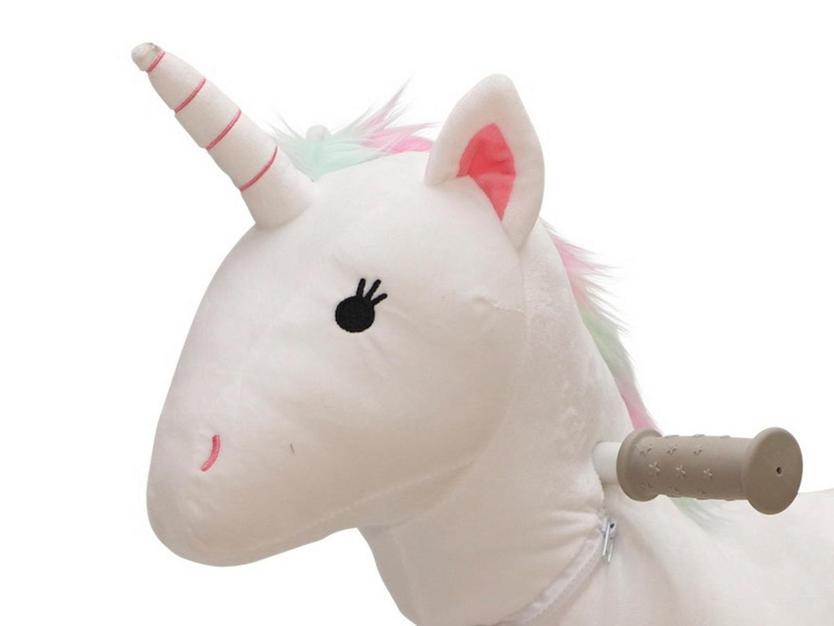 LAUFRAD Einhorn - Weiß, Kunststoff (63/15/52cm) - TPFLiving