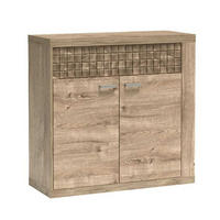 KOMMODE NATURAL N-7 - Eichefarben, Holzwerkstoff (102/100/41cm) - Meblini