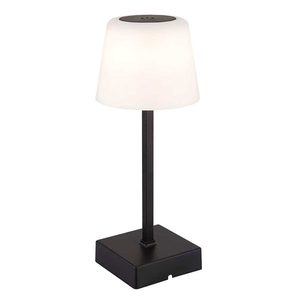 LED TISCHLEUCHTE XAYDEN Schwarz - Schwarz, Metall (8.5/8.5/25.5cm) - Globo Lighting