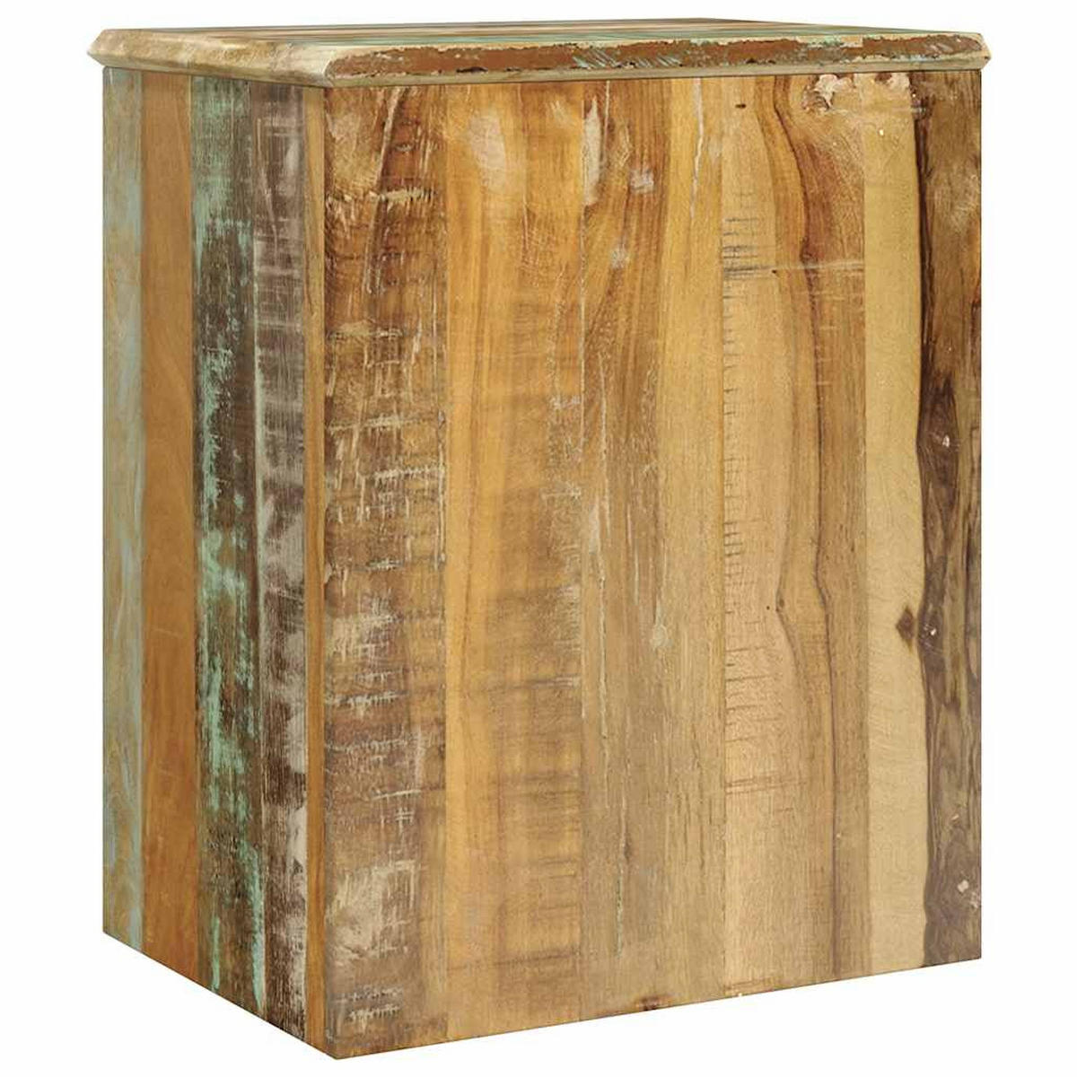 BEISTELLTISCH Mit 1 Schublade & 1 Tür Altholz - Braun, Holz/Holzwerkstoff (33/55/45cm) - vidaXL