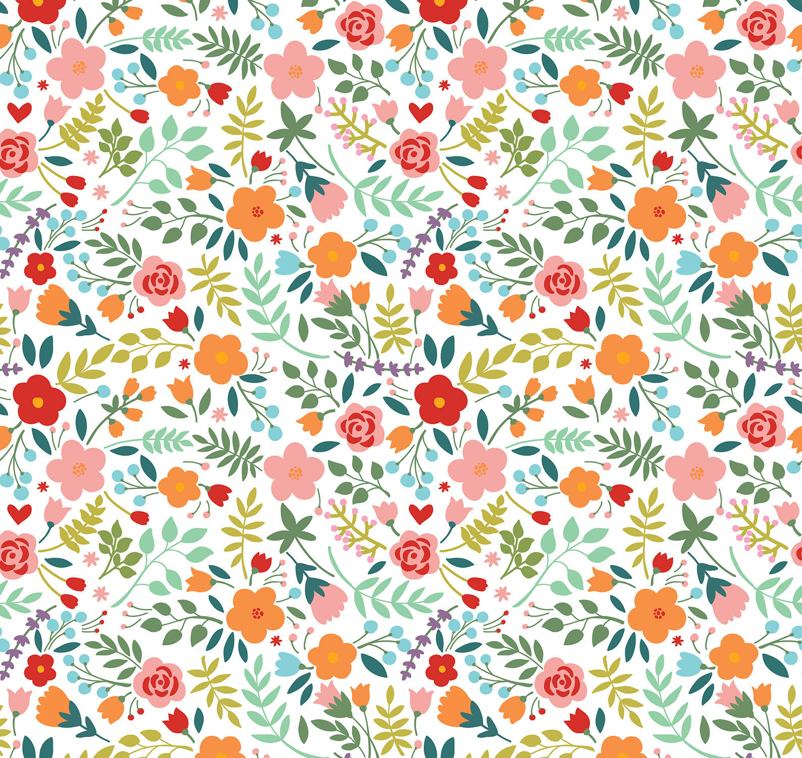 VERDUNKELUNGSROLLO 140x140 cm Gemalte Blumen - Grün, Textil (140/140cm) - TULUP
