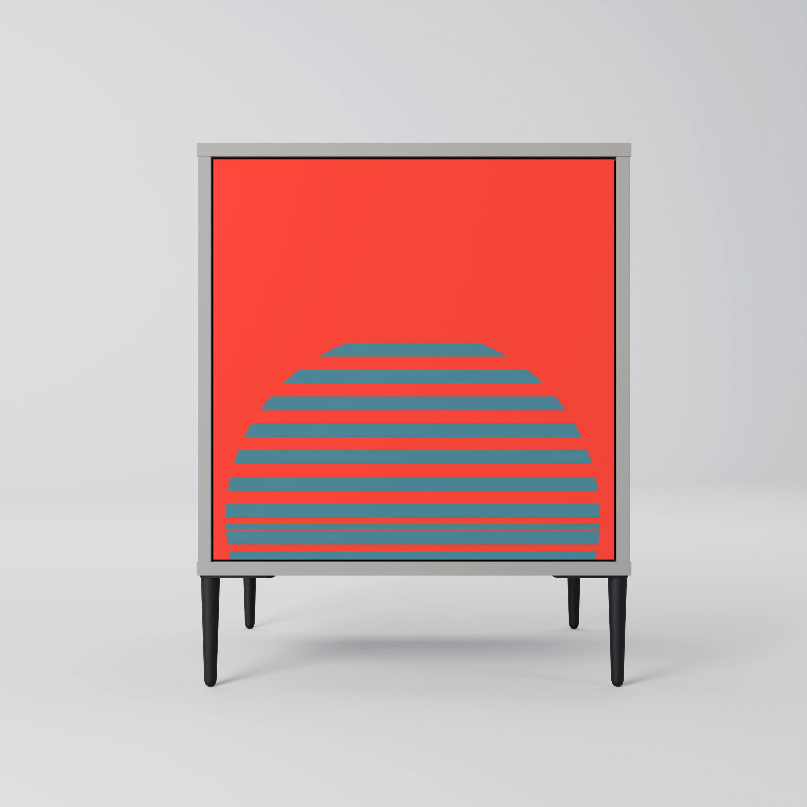 SpaceRebels Sideboard Grau 57.5x72.5x42 cm