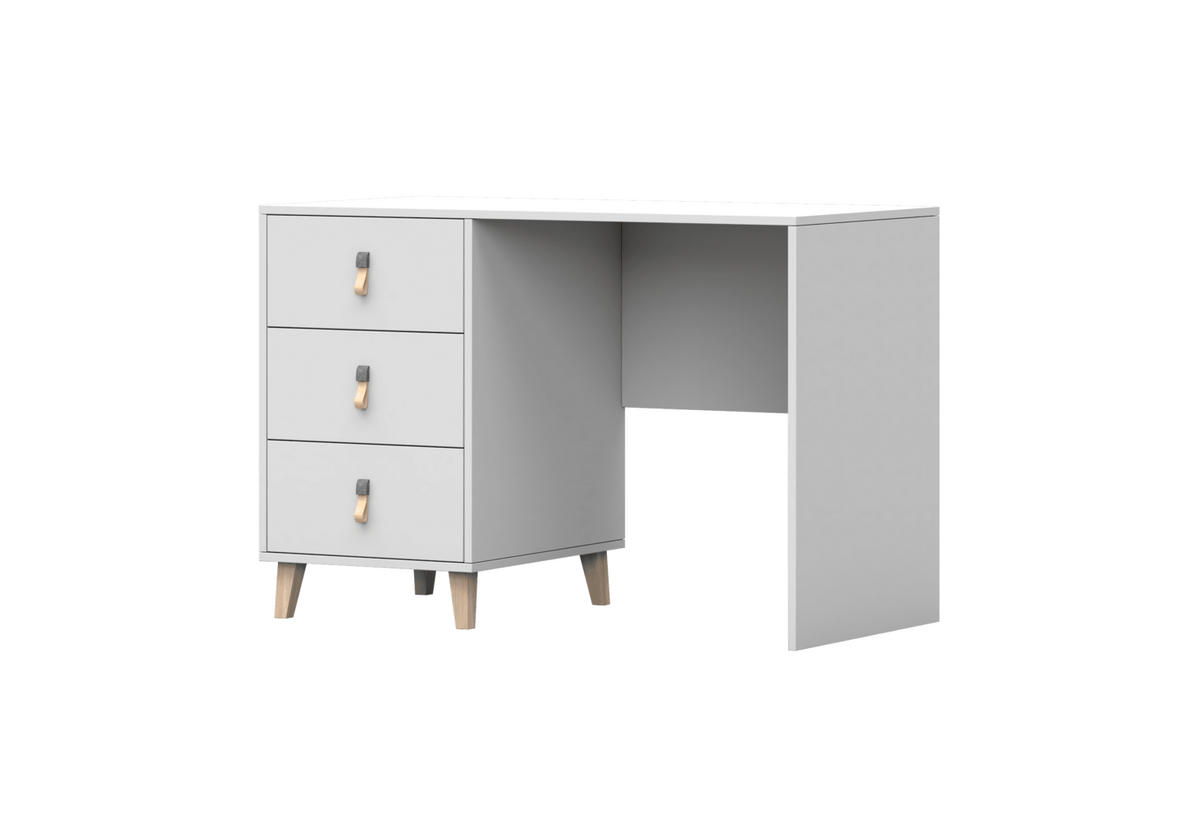 SCHREIBTISCH - FAGO - Weiß, Holzwerkstoff (56/110/75cm) - Möblo