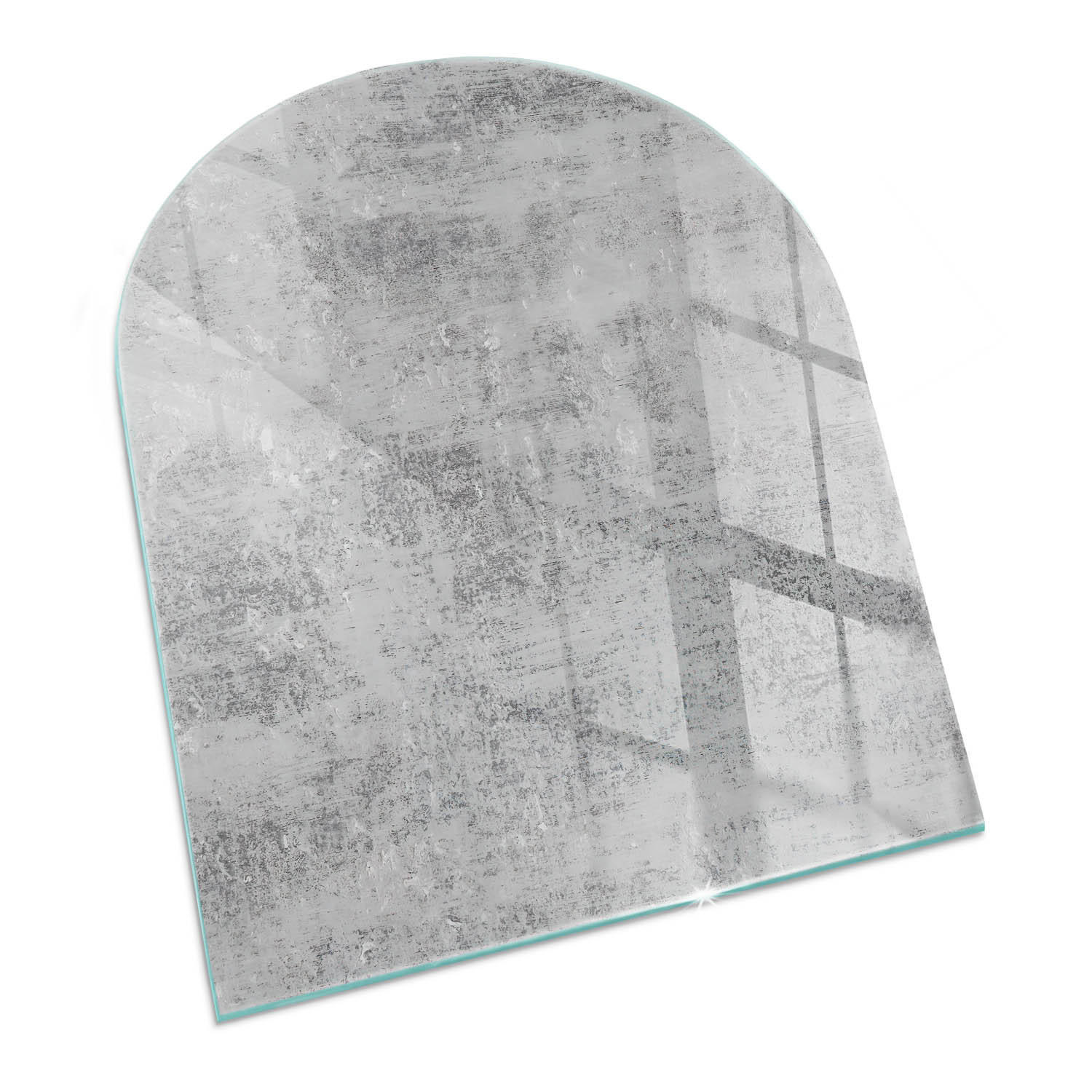 ArtPrintCave Glasplatte Grau 80x70x0.4 cm