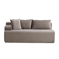 SOFAELEMENT 172/99/74.5 cm Grau Chenillestoff - Grau, Textil (99/74.5/172cm) - Oxeza