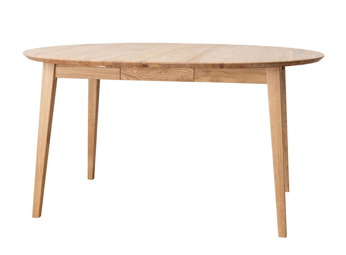 ESSTISCH Orbetello Eiche Natur 90-140 / 90 / 74,5cm - Eichefarben, Holz (90/140/74.5cm) - Feldmann-Wohnen