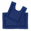 BADGARNITUR 2-teilig, Badematte & WC-Vorleger, wendbar - Dunkelblau, Textil (50/80cm) - Homescapes