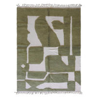 BERBERTEPPICH mit Reliefstruktur 211x 288 cm - Grün, Naturmaterialien (211/288cm) - AFK Living