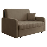 SCHLAFSOFA Viva Silk III - Schwarz/Braun, Holz/Textil (152/85/98cm) - MIRJAN24