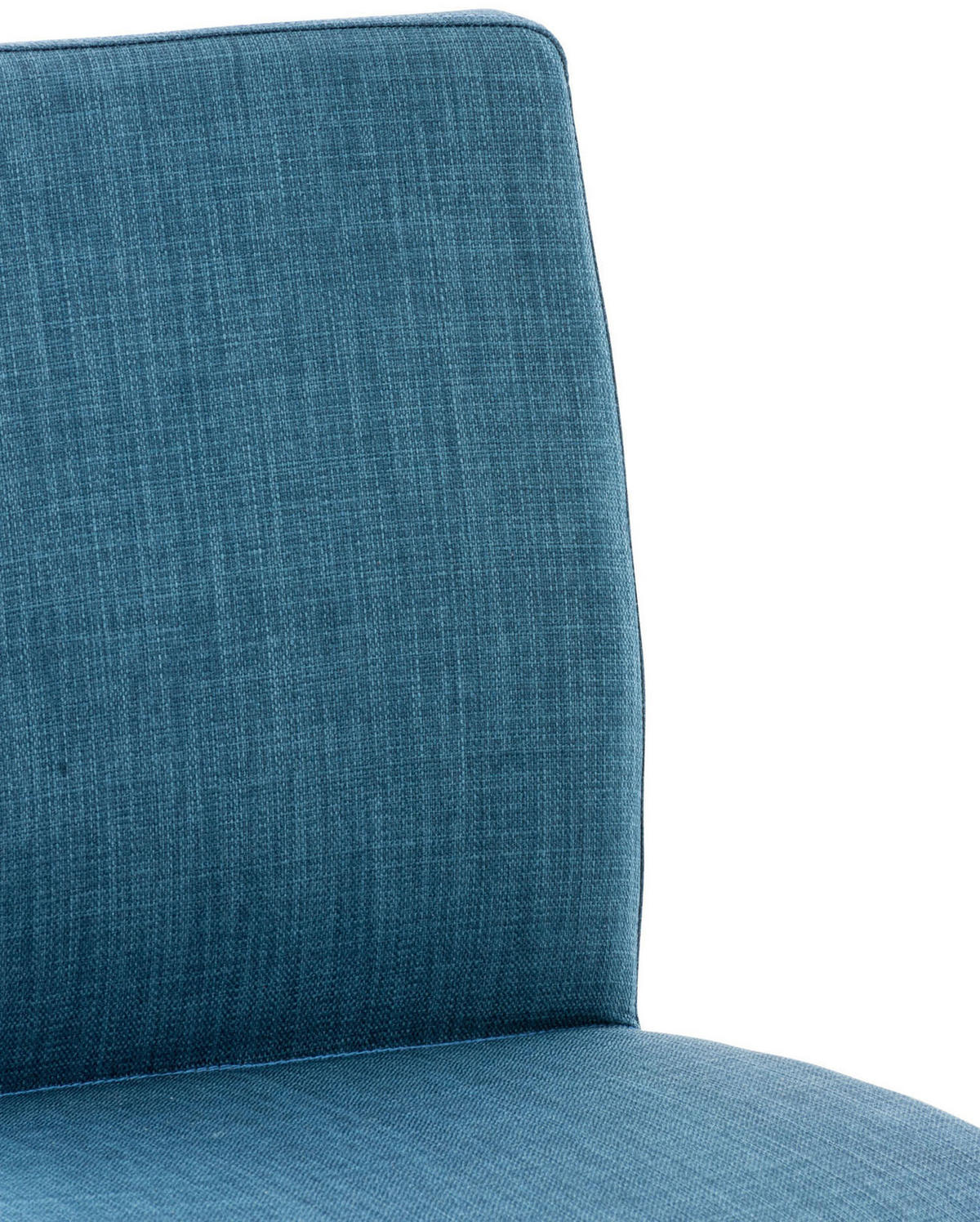 BARHOCKER Cathy, Gestell Edelstahl, Stoff Blau - Blau/Chromfarben, Textil/Metall (40/100/49cm) - TPFLiving
