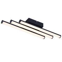 LED-DECKENLEUCHTE Machado 12/44/6cm - Schwarz, Metall (44/12/6cm) - ZMH