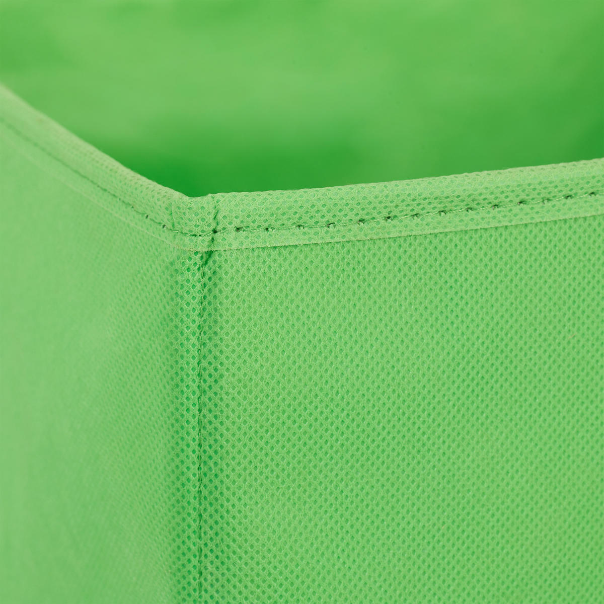 2XAUFBEWAHRUNGSBOX - Grün, Wellpappe/Textil (30/30/30cm) - Relaxdays
