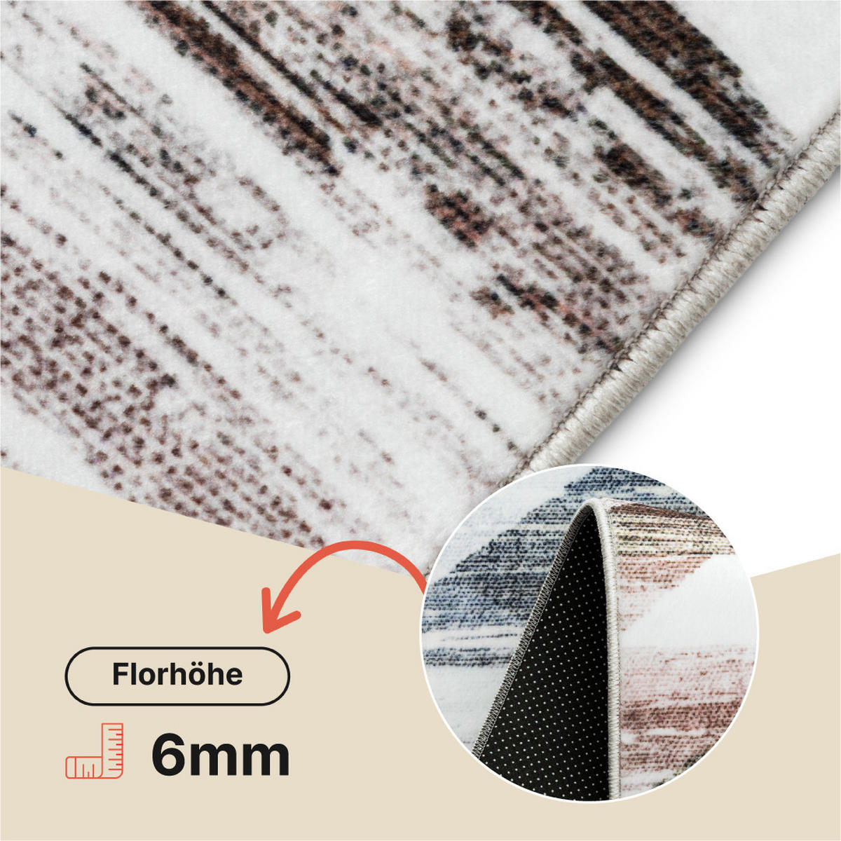 TEPPICH VENEZIA Multicolor 300/400 cm - Multicolor, Textil (300/400cm) - Tapiso