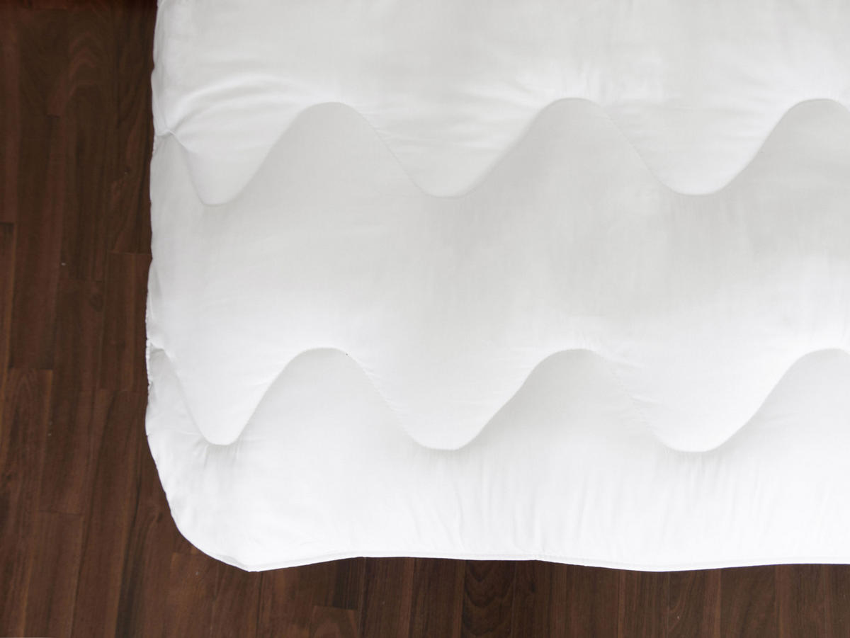 BETTDECKE, 240x220 cm, 100% Polyester, Weiß - Weiß, Textil (240/220cm) - Zollner