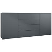 SIDEBOARD Santo Anthrazit matt - Anthrazit, Holzwerkstoff (166.5/75.5/35cm) - Vladon