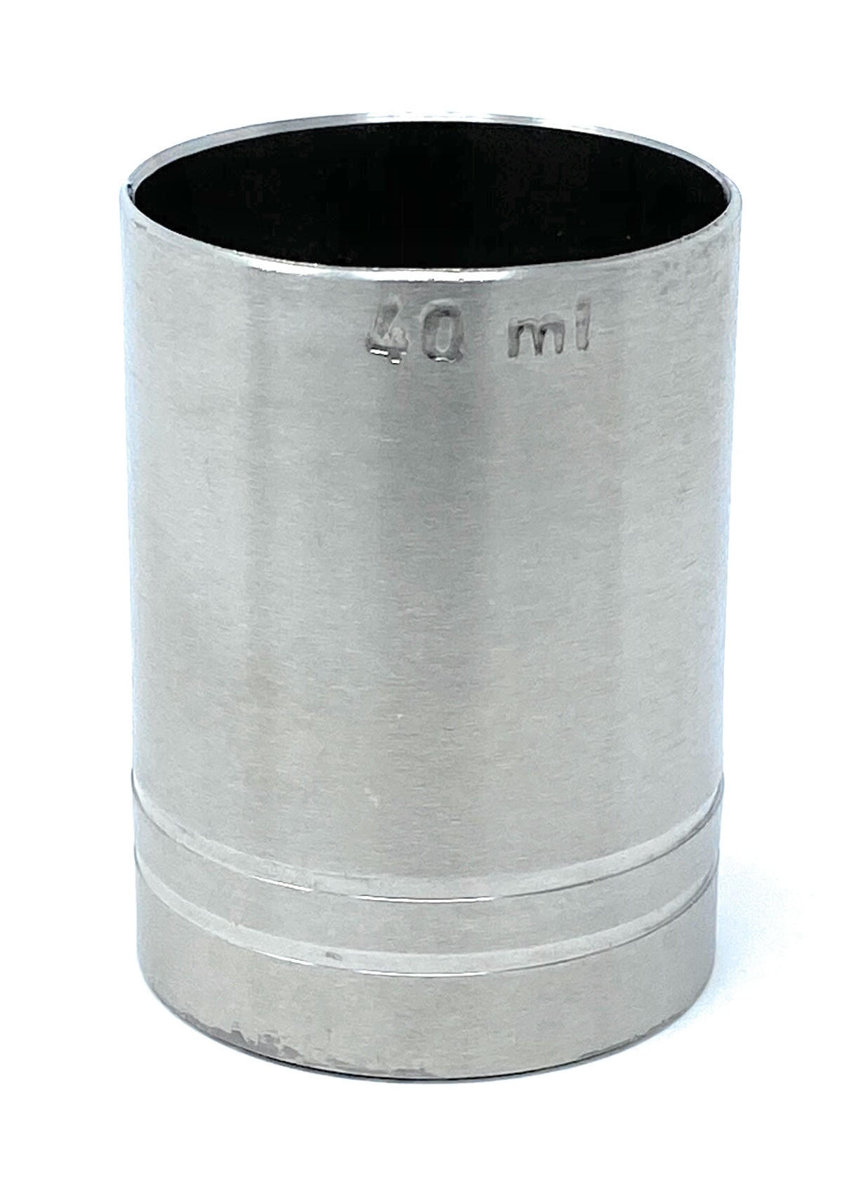 MESSBECHER Jigger 40 ml 4 cl 20983 - Silberfarben, Metall (3.8/5/3.8cm) - DanDiBo