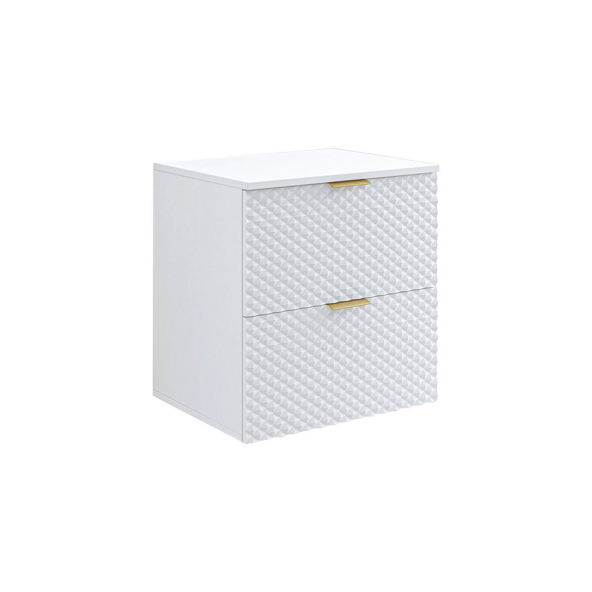 PODUMIVALNIŠKA OMARICA 60.4cm Cléa Bela - bela, leseni material (60.4/62.6/48.5cm) - Petits-meubles