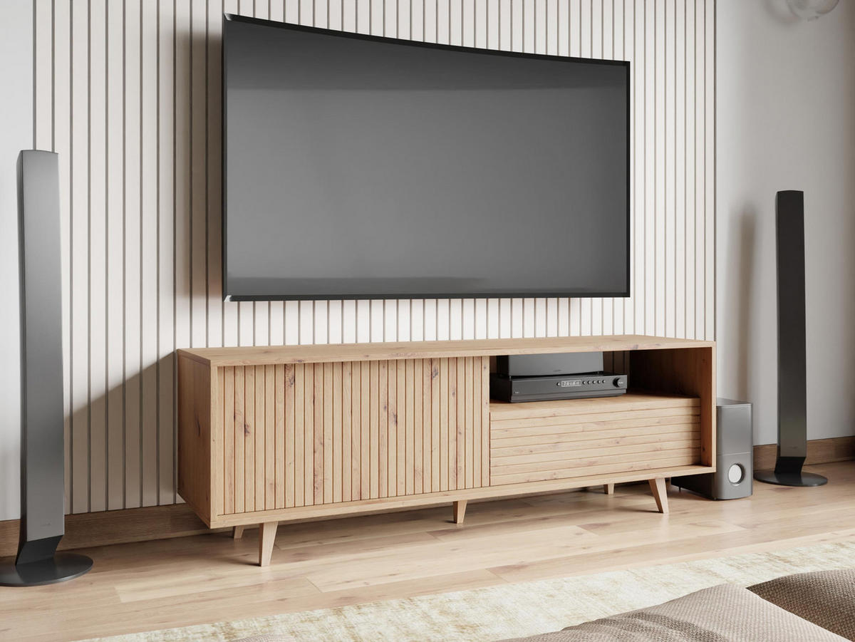 TV-ELEMENT Ferido - Beige, Holzwerkstoff (152/52/40cm) - MIRJAN24