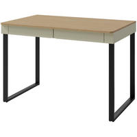 SCHREIBTISCH Lico für Jugendzimmer, mit 2 Schubalden, Eukalyptus - Eukalyptusholzfarben/Schwarz, Holzwerkstoff (63/140/74.5cm) - Beautysofa