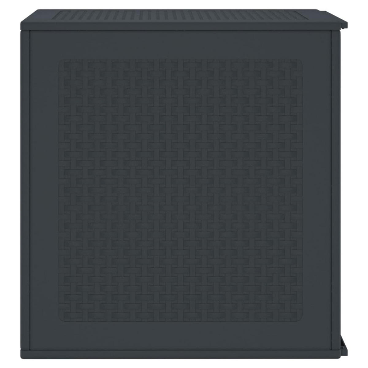 AUFBEWAHRUNGSBOX Anthrazit 55/53/57 Cm Polypropylen - Anthrazit, Kunststoff (53/57/55cm) - vidaXL
