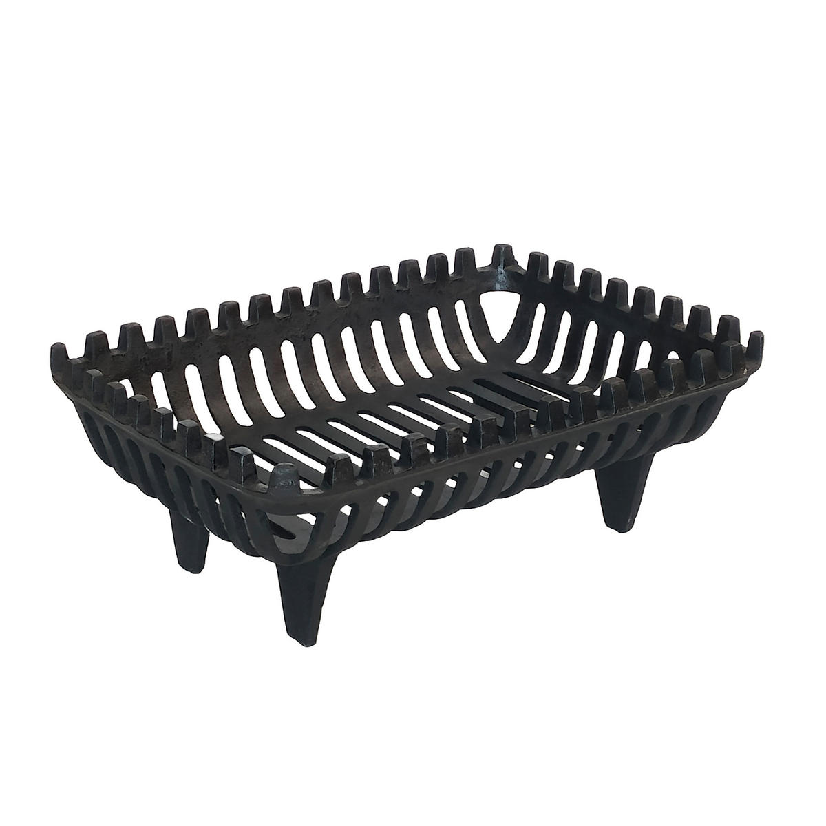 KAMINROST - Schwarz, Metall (46/18/31cm) - Relaxdays