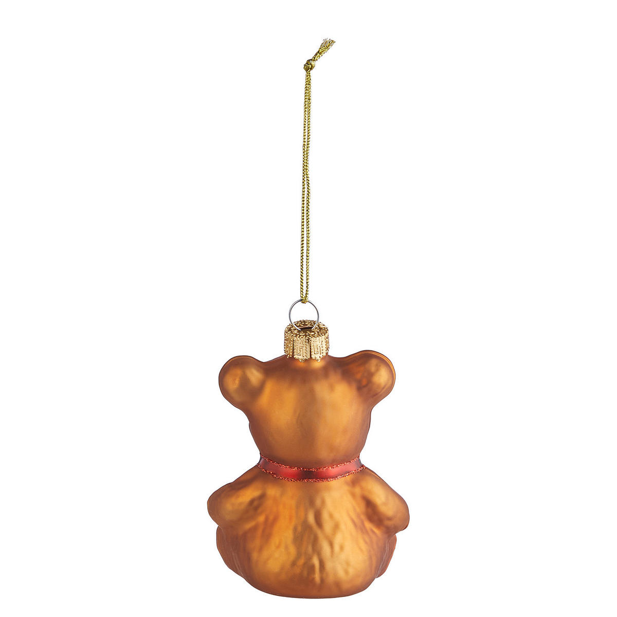 BAUMANHÄNGER Hang On Bärchen - Braun, Glas (4/12/9cm) - Butlers