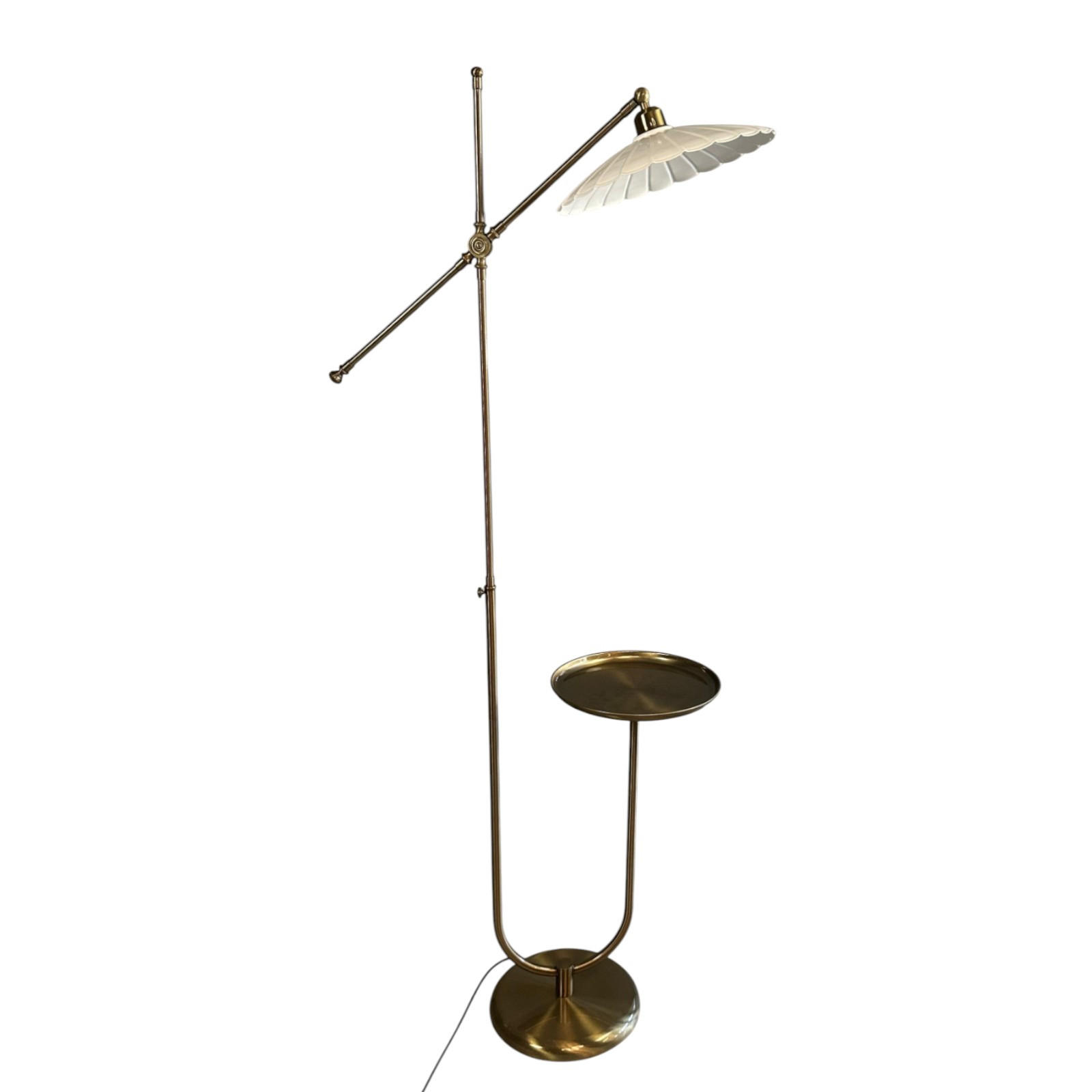 STEHLAMPE Uxelor 170 Cm - Messingfarben, Metall (30/30/170cm) - Bamyum