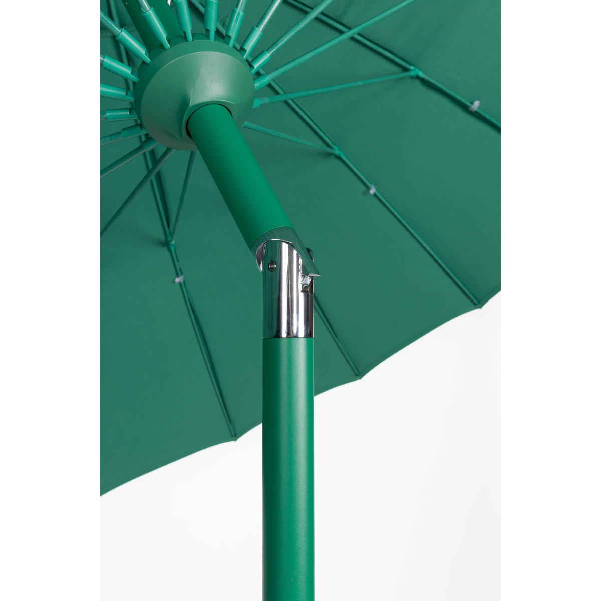 SONNENSCHIRM Sunshine Set Grün - Grün, Kunststoff (250/250cm) - Zuiver