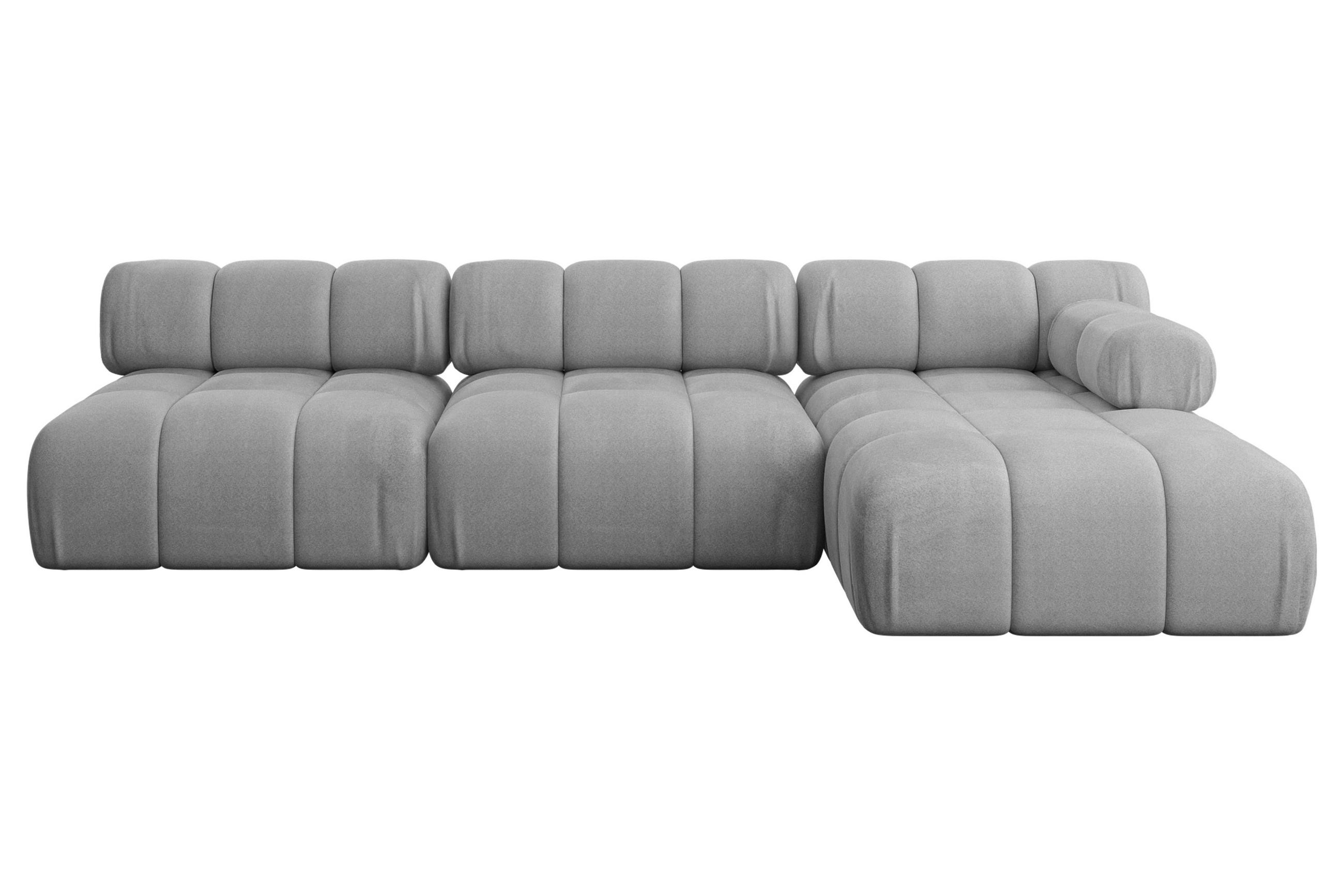 Altdecor Ecksofa Hellgrau 285x160 cm