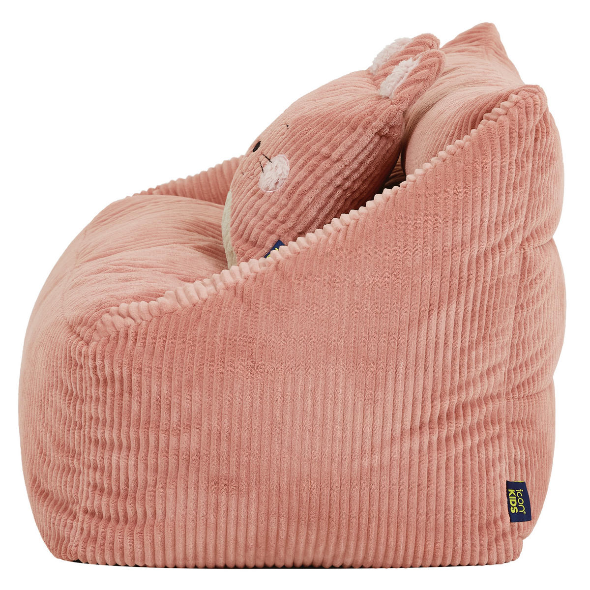 KINDERSITZSACK Sofa Cecilia mit Animalkissen - Pink, Textil (95/50/55cm) - icon