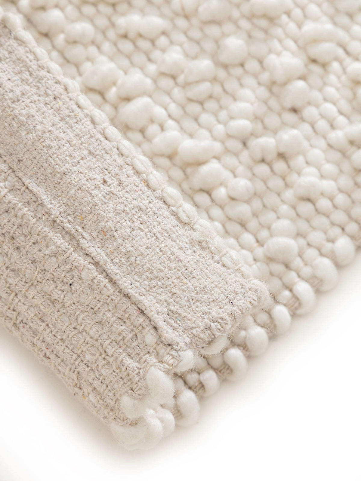WOLLTEPPICH-LÄUFER Lana Cream 70x200 cm - Creme, Textil (70/200cm) - benuta Pure