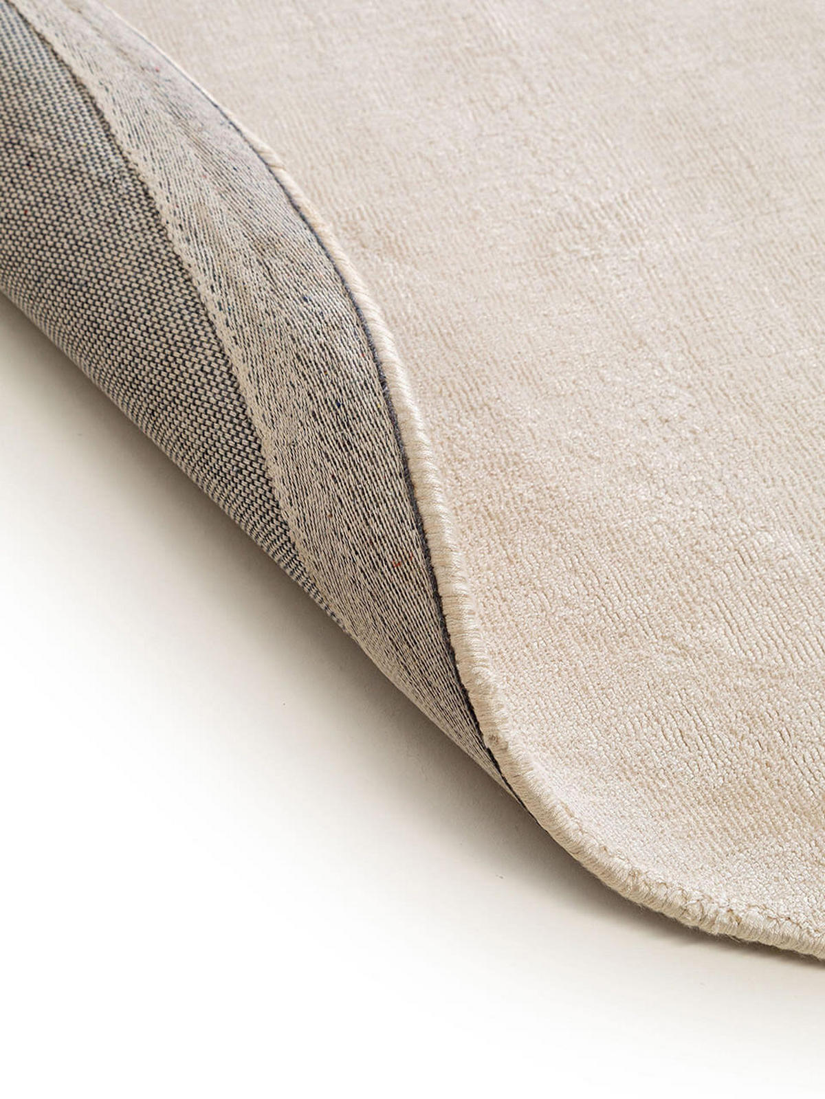 VISKOSETEPPICH OVAL Nova Cream 150x230 cm - Beige, Textil (150/1cm) - KUNSTLOFT