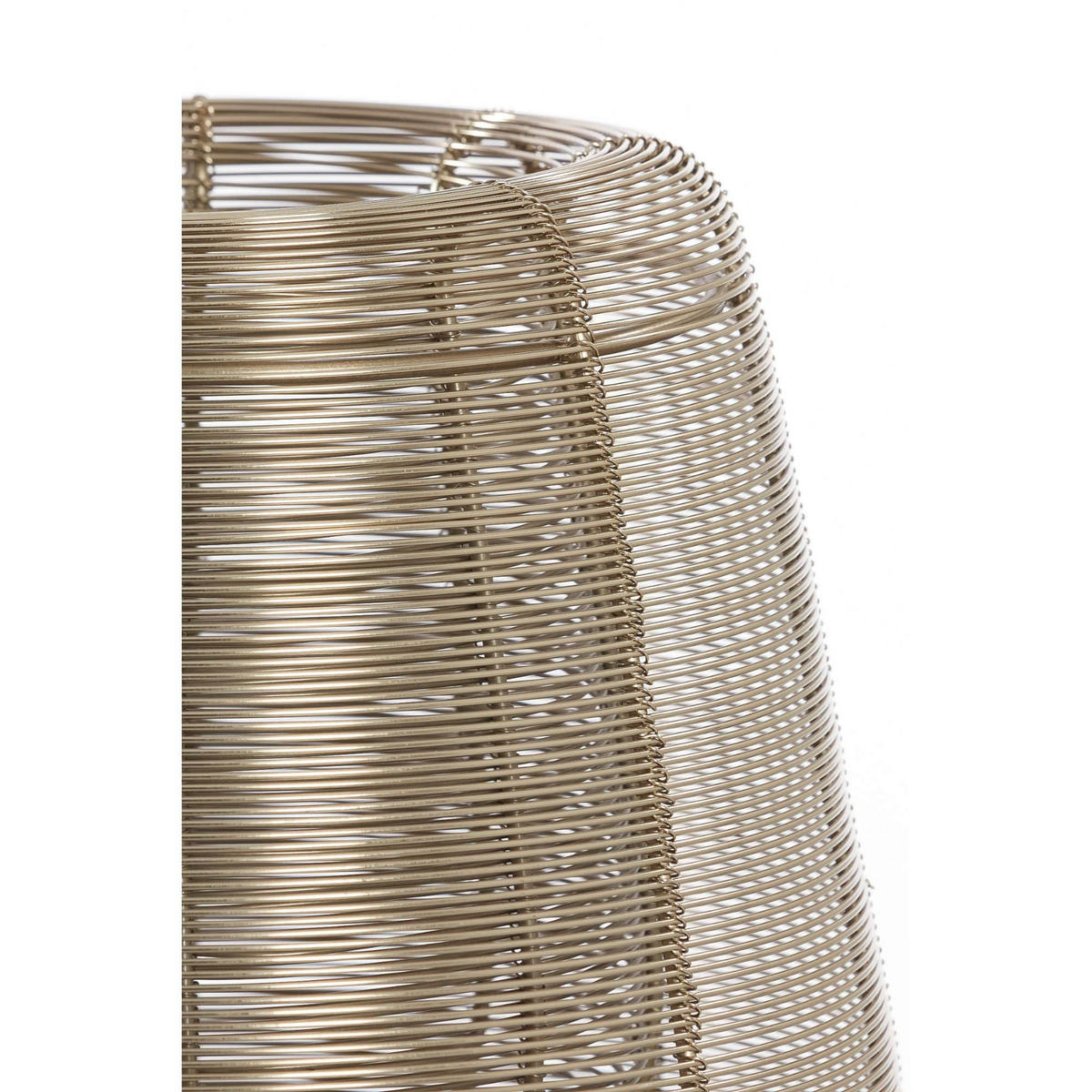 TISCHLAMPE ABOSO Gold 24/24/54 cm - Goldfarben, Metall (24/24/54cm) - Light & Living