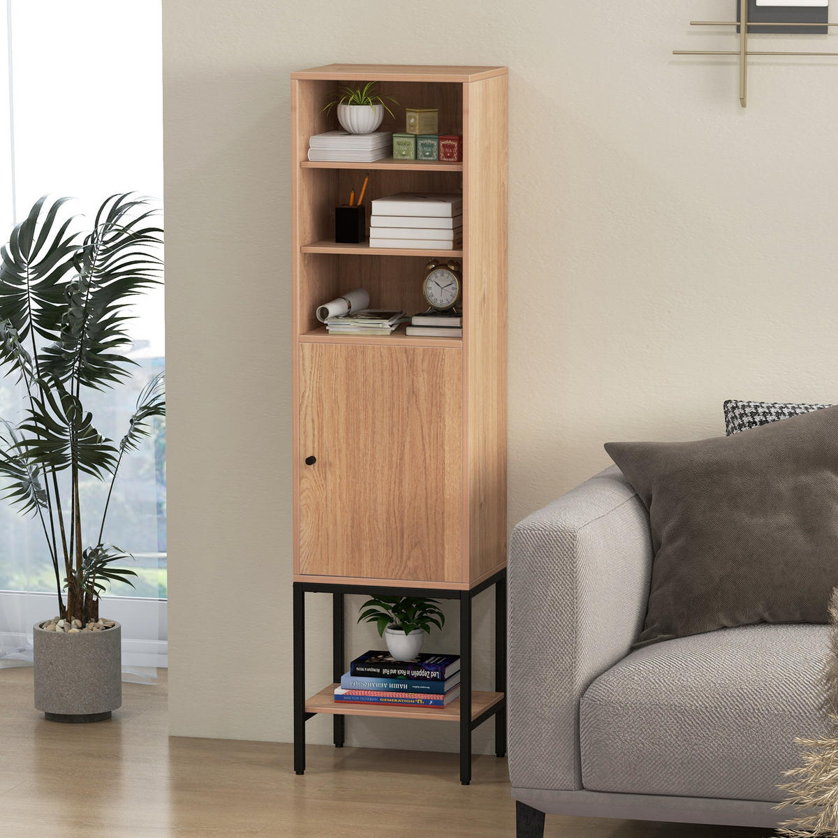 STANDREGAL Braun - Braun, Holz (30/145/38cm) - COSTWAY