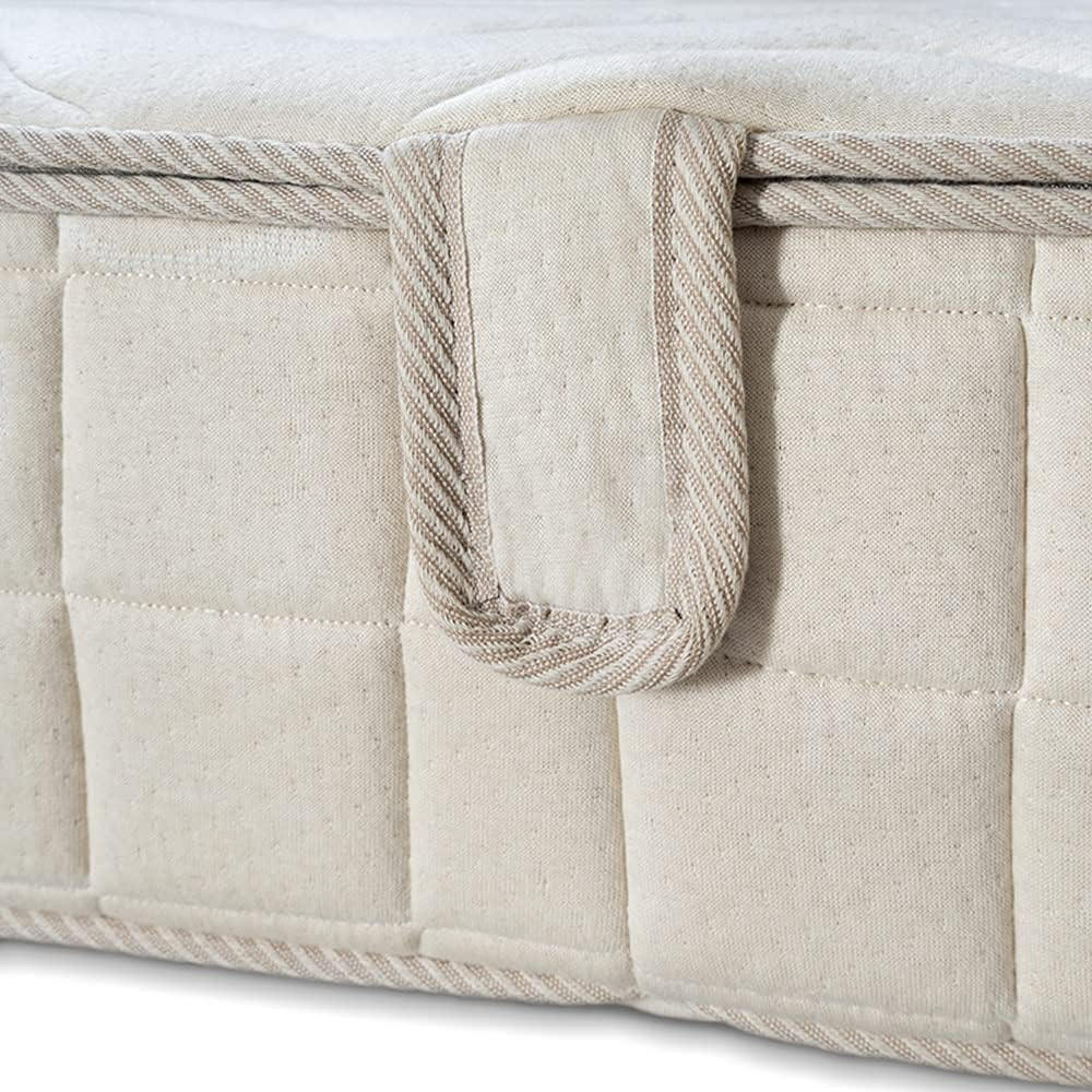 MATRATZE Natura Latex Weiß 140x200 cm H3 - Weiß, Naturmaterialien/Textil (140/200cm) - Letti Moderni