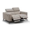 RELAXSOFA MORELLO 2-Sitzer, beige, 2 x Relax Zero Gravity - Beige, Holz/Textil (164/82/103cm) - Courtois Laville