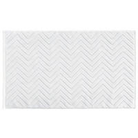 BADEMATTE rutschfest mit Memory-Schaum (Weiß) - Weiß, Textil (50/80cm) - Intirilife