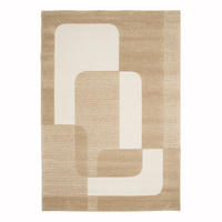 TEPPICH, Weicher, eleganter Reliefteppich beige - Beige, Textil (120/170cm) - AFK Living