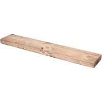 WANDREGAL rustikales 15/3,8/70 cm hell - Hellbraun, Holz (70/3.8/15cm)