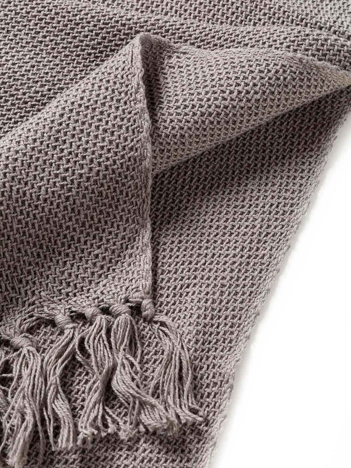 BAVLNENÁ deka Ezra Šedá 125x150 cm - sivá, textil (125/150cm) - benuta Nest