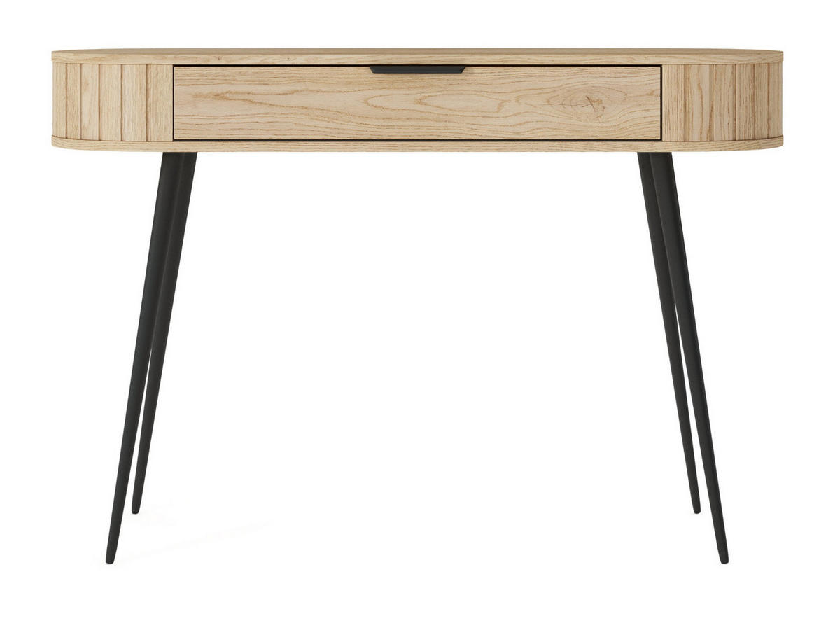 SCHMINKTISCH 120 cm mit Schublade Delano, Eiche Cremona - Eichefarben, Holz (40/120/80cm) - Emporius