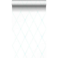 TAPETE Karomuster 53 cm x 10.05 m - Blau, Papier (53/0.1cm) - Origin Wallcoverings