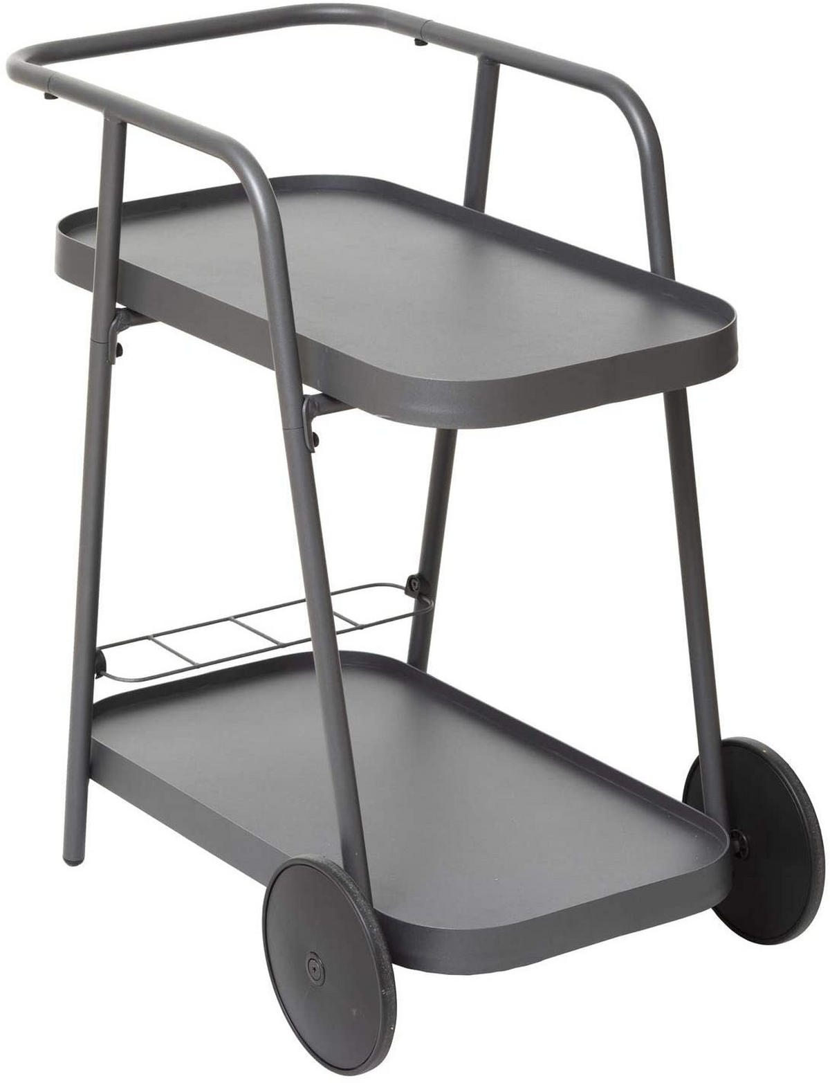 SERVIERWAGEN EASINESS Aluminium - Grau, Metall (72/80/50cm)